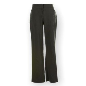 ❗️SOLD ❗️Ladies BRIGGS Dark Olive Green Flat Front Straight Leg Dress Pants